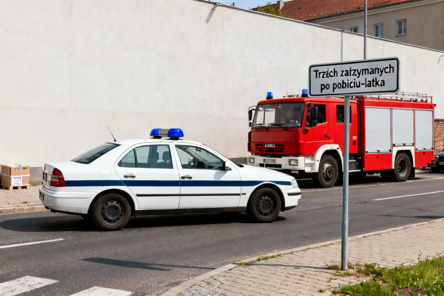 Trzech zatrzymanych po pobiciu 45-latka w Brzeźnie