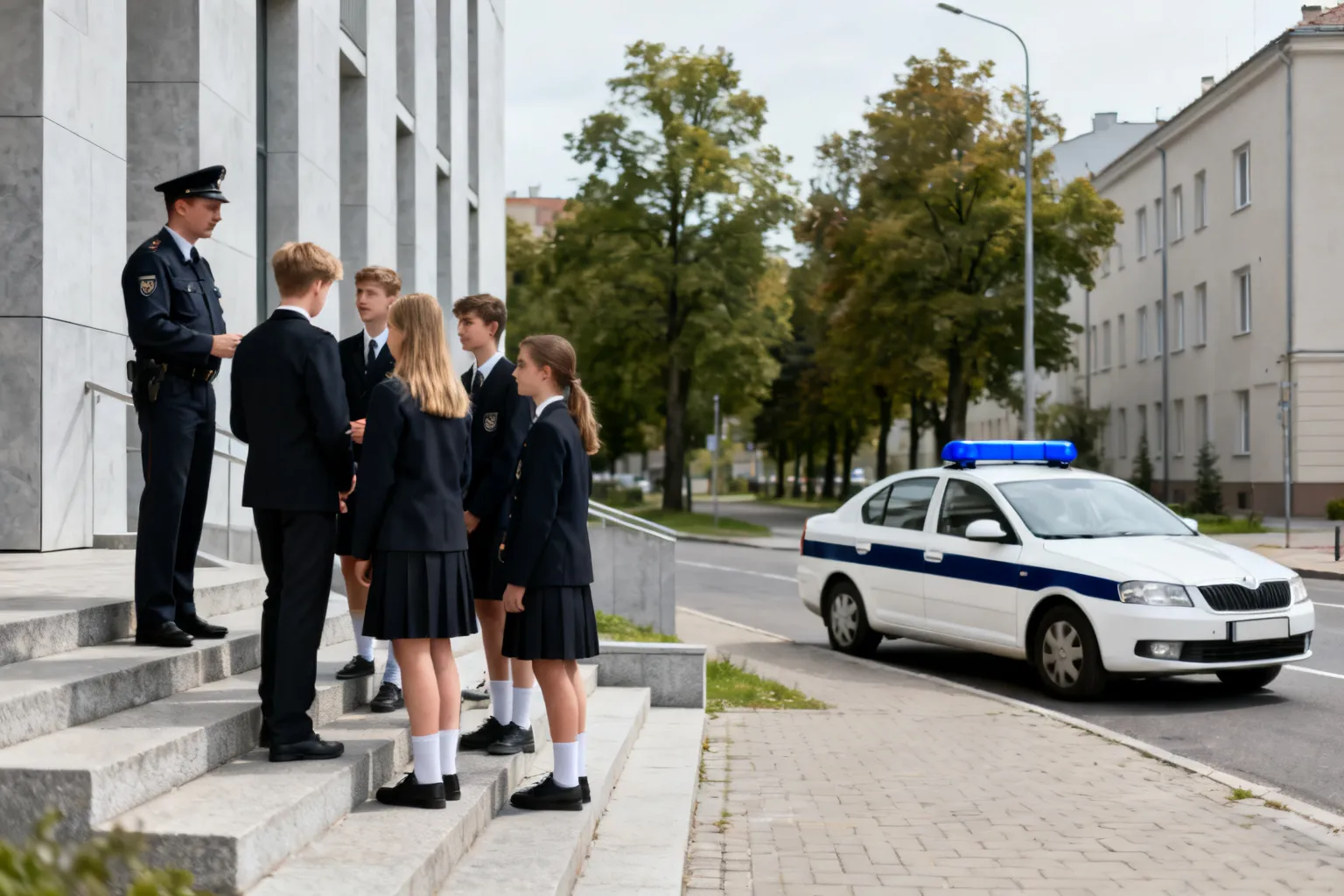 Klasa mundurowa IV LO odwiedziła Sąd Rejonowy w Gdańsku