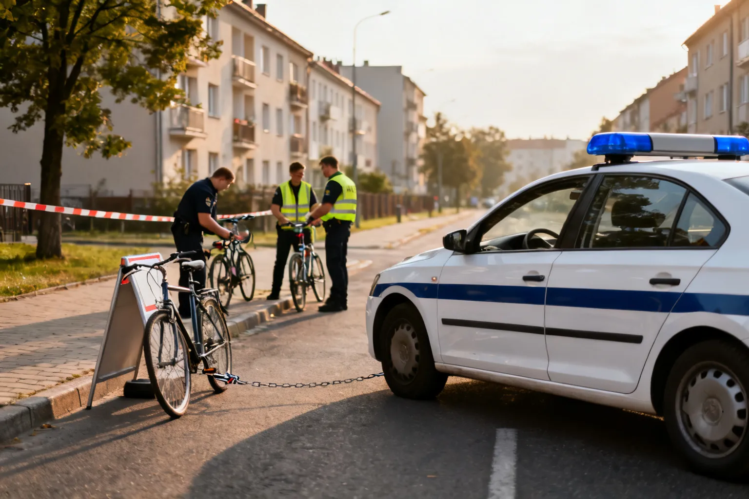 Kontrole rowerzystów w Gdańsku podczas akcji „Rowery”