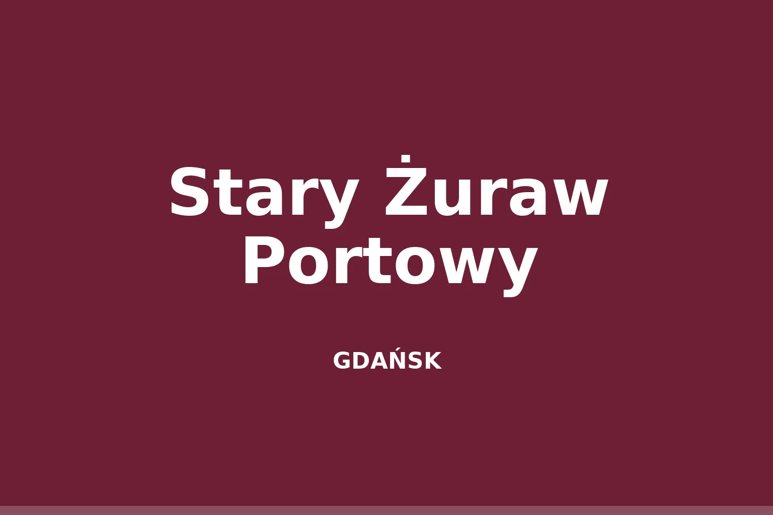 Stary Żuraw Portowy