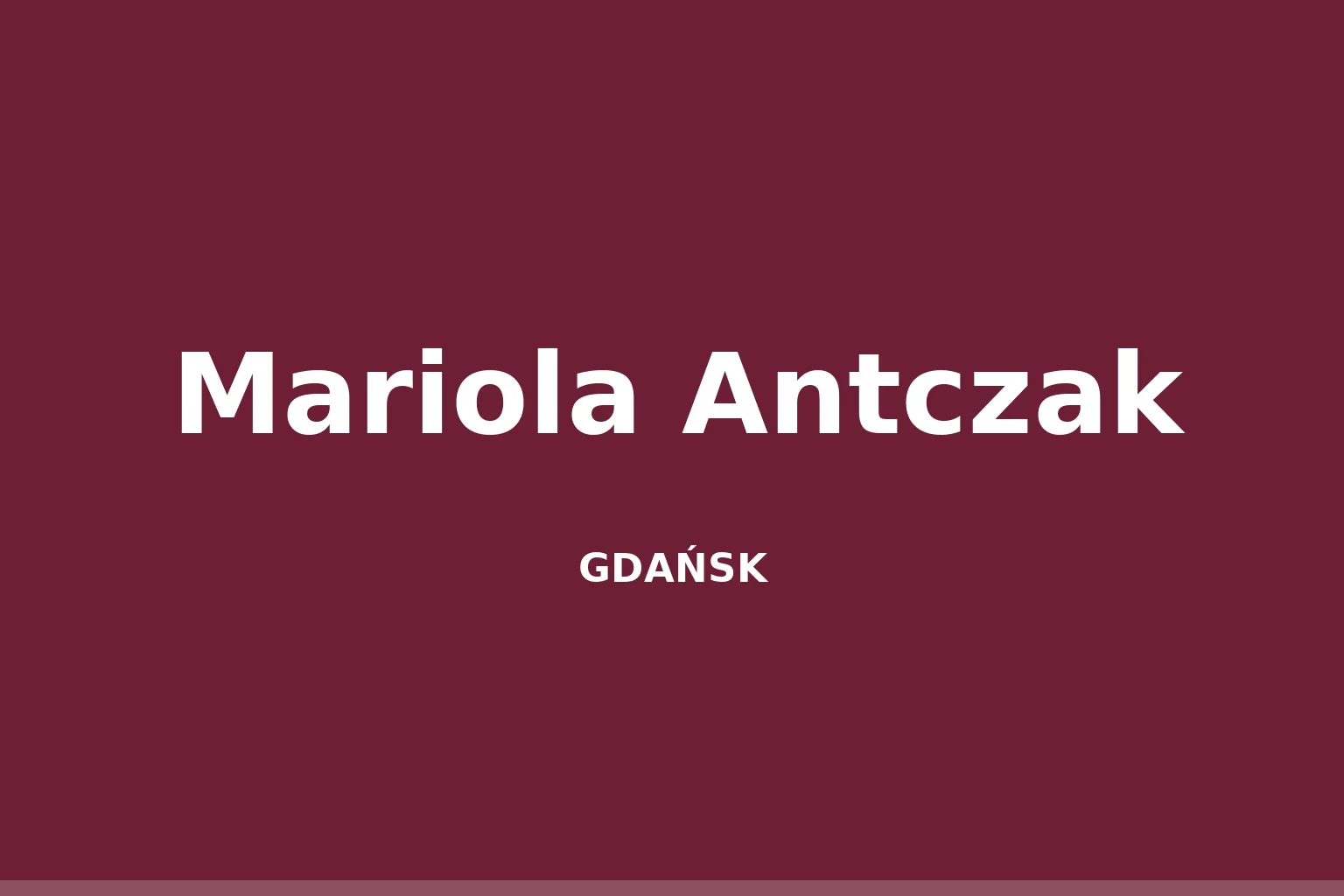 Mariola Antczak