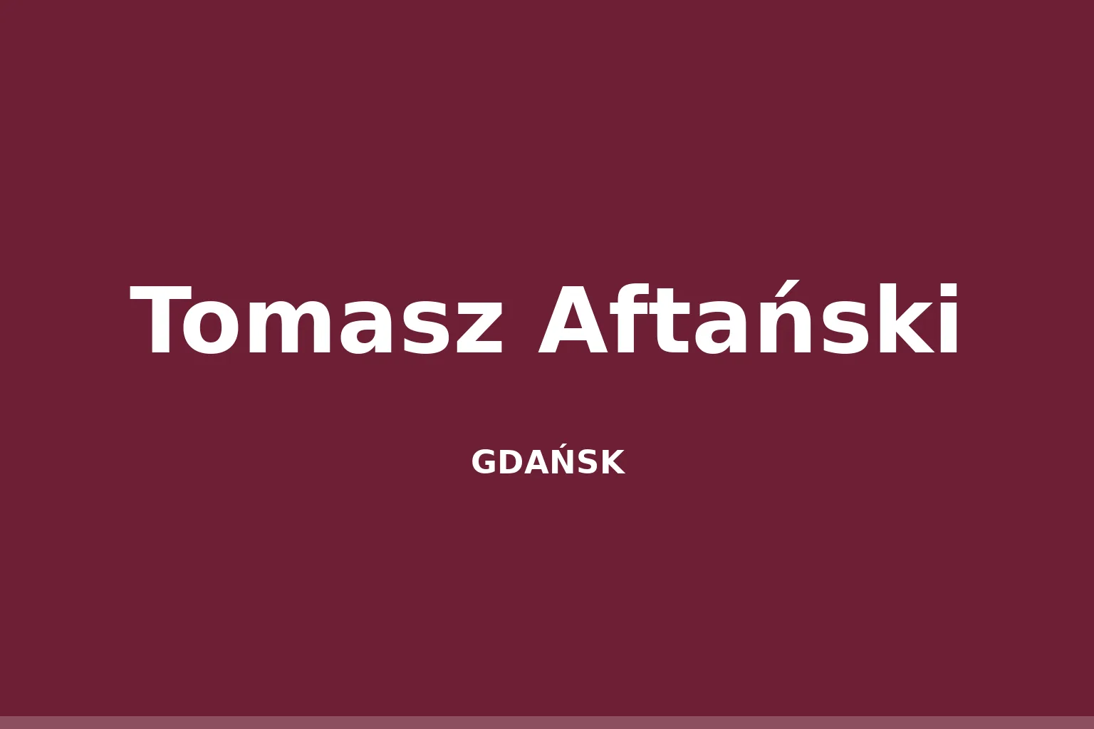 Tomasz Aftański