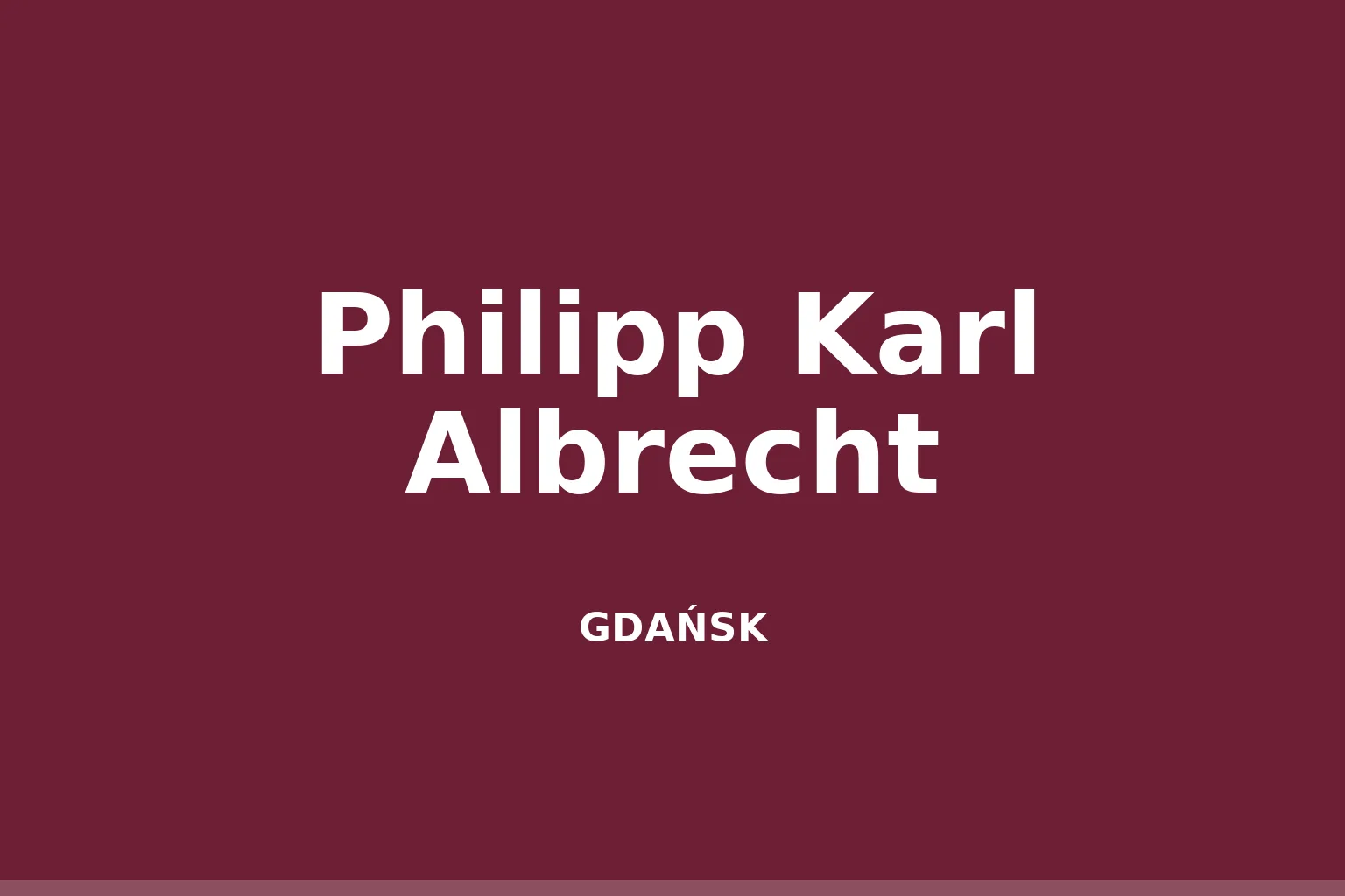Philipp Karl Albrecht