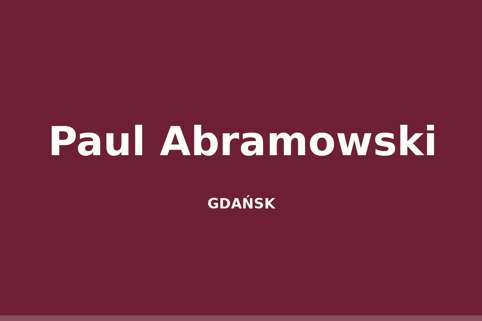 Paul Abramowski